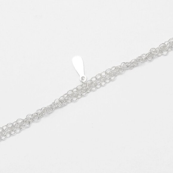 TIFFANY&Co. Mesh 25.2" Necklace Silver925 9.2g Women - Picture 7 of 11